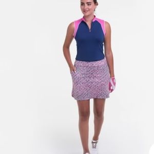 EP Pro Golf Ring Dot Argyle Print Skort.  NEW WITH TAG